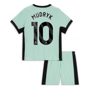 Chelsea Mykhailo Mudryk #10 Rezervni Dres za Dječji 2023-24 Kratak Rukavima (+ kratke hlače)
